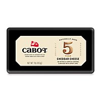 Cabot 5 Year Cheddar Cheese - 1 Lb - Image 1