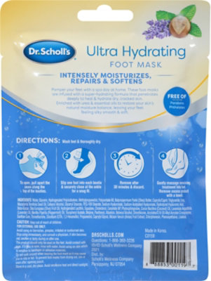 Dr. Scholls Foot Mask Ultra Hydrating - Each - Image 5