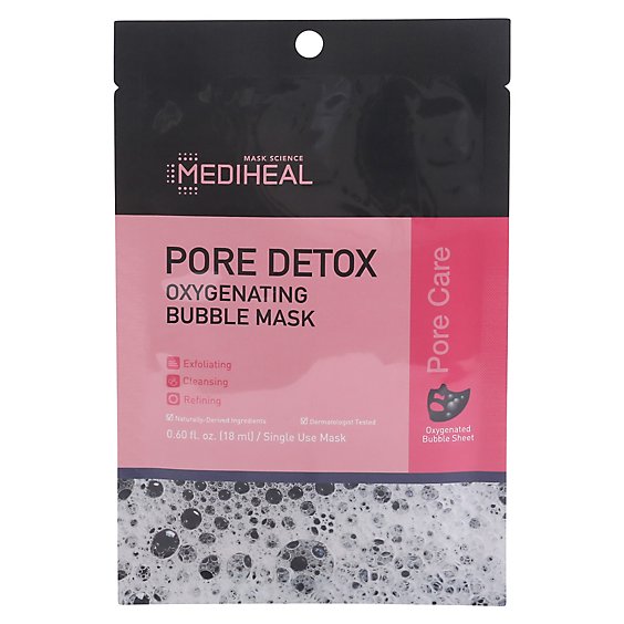 Mediheal Pore Detox Oxygenating Bubble Mask - 0.6 FZ