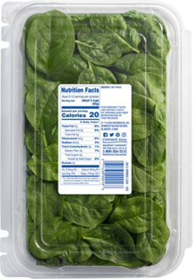 Dole Baby Spinach Clam - 10 Oz - Image 5