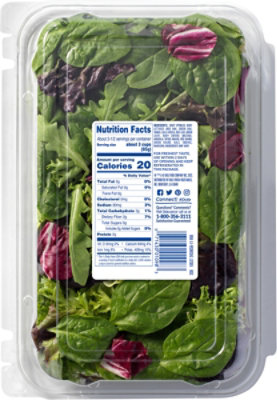 Dole 50/50 Spinach Spring Mix Clam - EA - Image 6