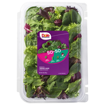 Dole 50/50 Spinach Spring Mix Clam - EA - Image 1