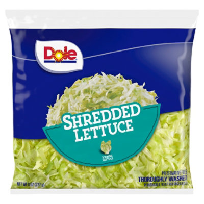 Dole Shredded Iceberg Lettuce - 8 Oz - Image 1