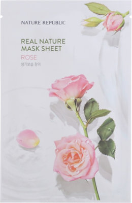 Nature Republic Real Nature Rose Mask Sheet - .77 FZ - Image 2