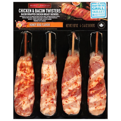 Marcangelo Bacon Wrapped Chicken Breast Skewers - 9.87 OZ