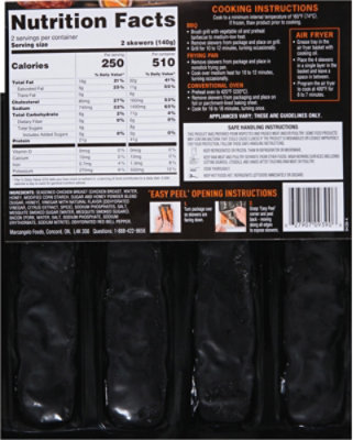 Marcangelo Bacon Wrapped Chicken Breast Skewers - 9.87 OZ - Image 5