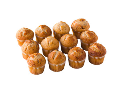 Banana Mini Muffins 12 Count - EA - Image 1