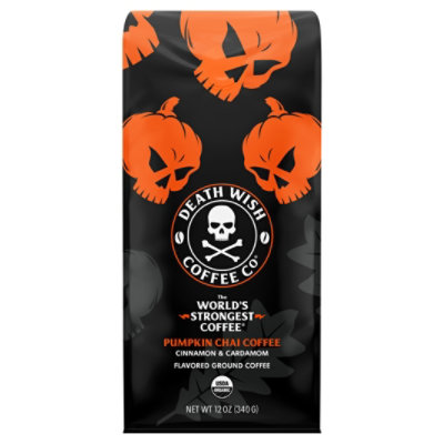 Death Wish Coffee Coffee Grnd Pumpkin Seaso - 12 OZ - Image 3