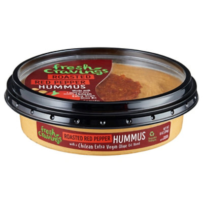 Fresh Cravings Roasted Red Pepper Hummus - 10 OZ
