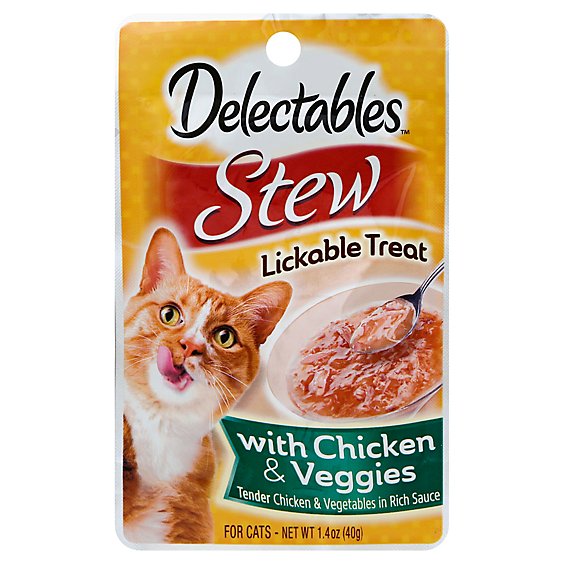 Delectables Stew Chicken & Veggie Cat Food - 1.4 OZ