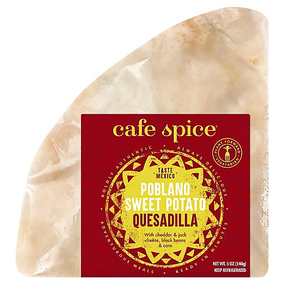 Cafe Spice Poblano Sweet Potato Quesadilla - 5 OZ