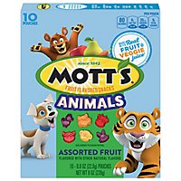 Motts Animals Assorted Fruit Flavored Snacks 10 Count - 8 OZ - Image 1