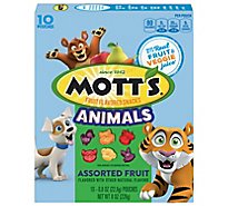 Motts Animals Assorted Fruit Flavored Snacks 10 Count - 8 OZ