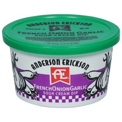 Ae Dairy Sour Cream Dip French Onion Garlic - 8 OZ - jewelosco