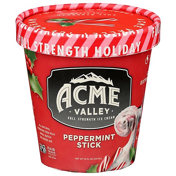Acme Valley Ice Cream Peppermint Stick - 14 OZ