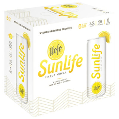 Widmer Brothers Hefe SunLife Citrus Wheat Beer Cans - 6-12 Fl. Oz. - Image 2