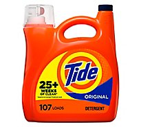 Tide Laundry Detergent Liquid 2x High Suds Original Regular - 154 FZ