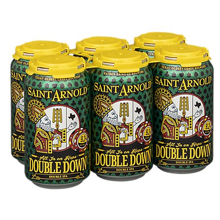 St Arnold Double Down 2x Ipa 6pk In Cans - 6-12 FZ - Image 1
