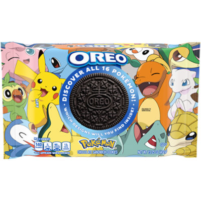 OREO Pokemon Themed Limited Edition Chocolate Sandwich Cookies - 15.25 Oz