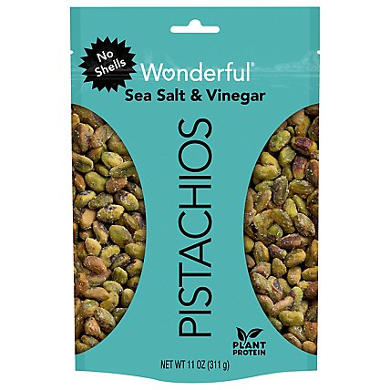 Wonderful Pistachios No Shells Sea Salt & Vinegar Pistachios Resealable - 11 Oz - Image 2