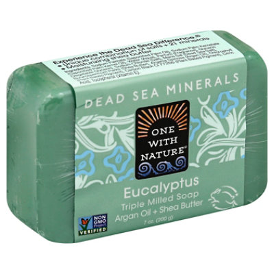 One With Nature Bar Soap Eucalyptus - 7 OZ - Image 1