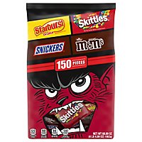 Snickers, M&M's, Starburst & Skittles Assorted Bulk Halloween Candy Bag - 150 Count - 68.89 Oz - Image 2