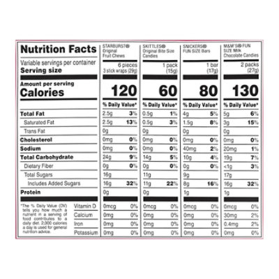 Snickers, M&M's, Starburst & Skittles Assorted Bulk Halloween Candy Bag - 150 Count - 68.89 Oz - Image 4