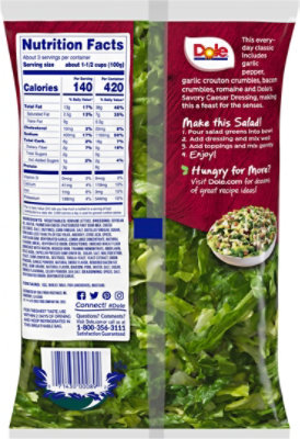Dole Chopped Salad Bacon Caesar Kit - Each - Image 5