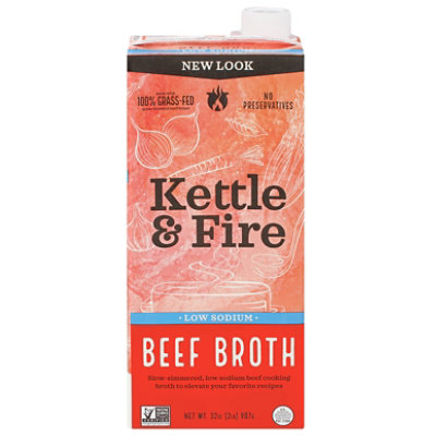 Kettle & Fire Cooking Broth Beef L/sod - 32 OZ - Image 2