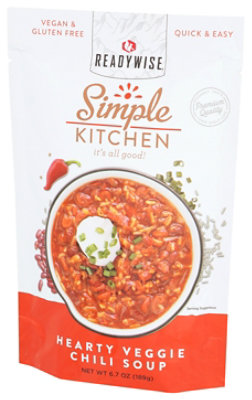 Smpl Ktchn Soup Hrty Veggie Chili Pouch - 6.7 OZ - Image 4