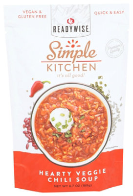 Smpl Ktchn Soup Hrty Veggie Chili Pouch - 6.7 OZ - Image 1