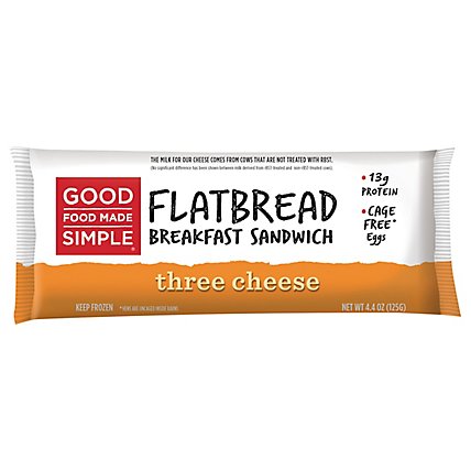 Good Food Made Simple Flatbread 3 Cheese - 4.4 OZ - Image 3