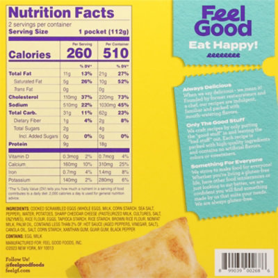 Feel Good Foods Potato Egg & Cheese Pkts - 8 OZ - Image 6