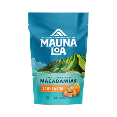 Mauna Loa Honey Roasted Macadamia Nuts Bag - 4 Oz - Image 1