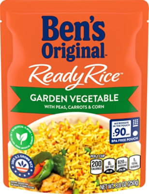 Ben's Original Ready Garden Vegetable with Peas Carrots and Corn Rice Pouch - 8.8 Oz - Image 2