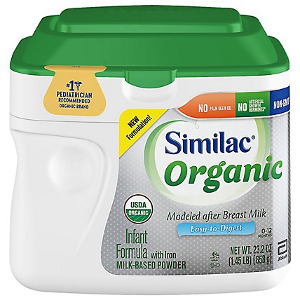 Similac Organic Powder - 20.6 OZ - Image 1