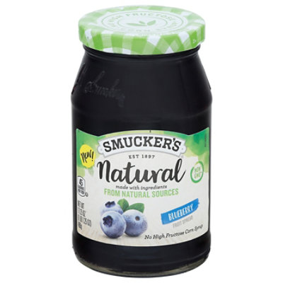 Smucker Blueberry Natural Spread - 17.25 OZ - Image 1