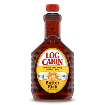 Log Cabin Butter Rich Pancake Syrup - 24 Oz - Image 1