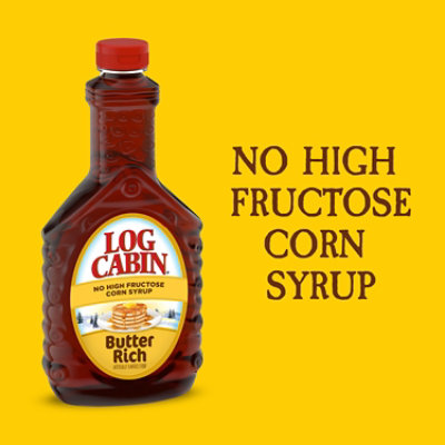 Log Cabin Butter Rich Pancake Syrup - 24 Oz - Image 3