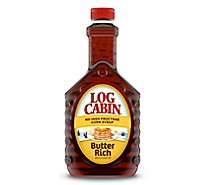 Log Cabin Butter Rich Syrup For Pancakes And Waffles - 24 OZ