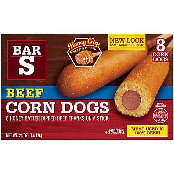 Bar-S Beef Corn Dog - 24 Oz