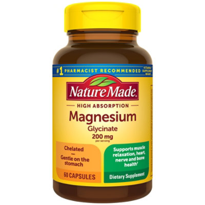 Nm Magnesium Glycinate 200mg - 60 CT - Image 1