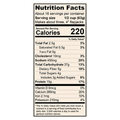 Kodiak Buttermilk Flapjack & Waffle Mix Bag - 36 Oz - Image 3