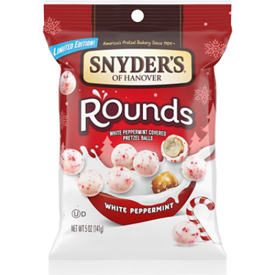 Snyder's of Hanover White Peppermint Pretzel Rounds - 5 Oz - Image 1