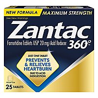 Zantac 360 Max Strength 20mg Tabs - 25 Count - Image 3