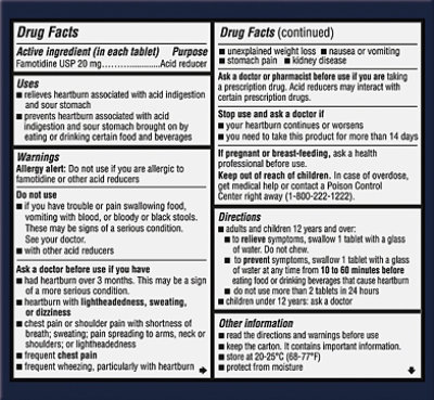 Zantac 360 Maximum Strength Acid Reducer 20mg Tabs - 25 Count - Image 4