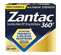 Zantac 360 Max Strength 20mg Tabs - 25 Count