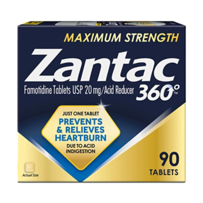 Zantac 360 Max Str 20mg Tabs - 90 CT