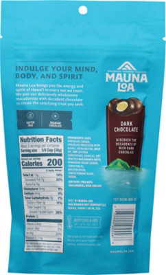 Mauna Loa Dark Chocolate Macadamia Nuts Bag - 4 Oz - Image 5