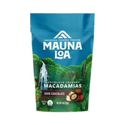 Mauna Loa Dark Chocolate Macadamia Nuts Bag - 4 Oz - Image 1